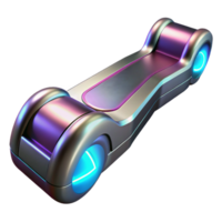 Futuristic 3D Render of Sleek Vehicle png