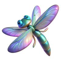 3D Dragonfly Illustration png