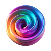 wonderful rustic Rainbow Swirl 3D Abstract Background high resolution png