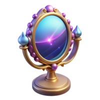 wonderful modern Enchanted 3D Mirror Illustration 4K png