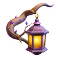 magnificent abstract 3D Magical Lantern Illustration detailed png