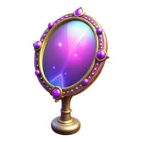 serene abstract Ornate 3D Render of a Magical Mirror detailed png