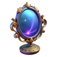 serene abstract Enchanted Ornate Mirror 3D Render high quality png