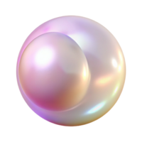 magnificent abstract Abstract 3D Render Pearl Sphere 4K png