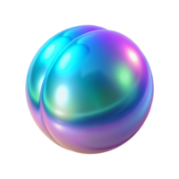 dramatic traditional Iridescent 3D Sphere Abstract Background high resolution png