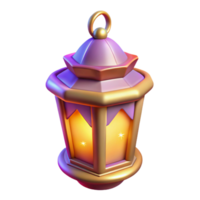 serene minimalist Glowing 3D Lantern Illustration high quality png