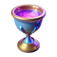 magnificent rustic 3D Render Magical Goblet high resolution png