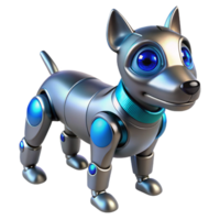 elegant abstract 3D Render of a Robotic Dog genuine png