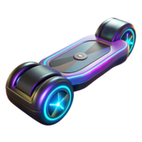 magnificent abstract Futuristic 3D Render of a Hoverboard detailed png