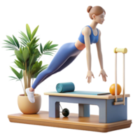 Pilates Workout Strengthen Core Improve Flexibility png
