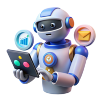 AI Robot Automation, Analytics, and Efficiency png