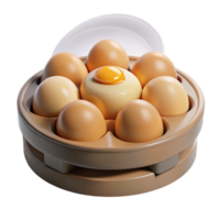 Egg Cooker with 7 Egg Capacity and Lid png