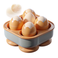 Egg Cooker Four-Egg Capacity, Easy Cleanup png