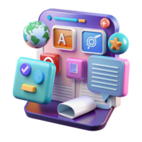 Global App Interface Design, Messaging, Features png