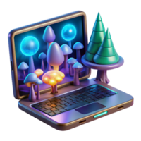 Digital Forest Exploring Virtual Ecosystems png
