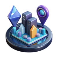 3D Cityscape Visualization Location-Based Data Analytics png