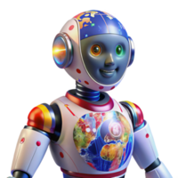Friendly Robot Exploring Global Data png