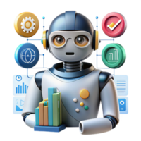 AI-Powered Automation Streamlining Data Analysis Reporting png