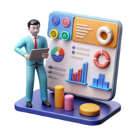 Data Analysis Dashboard Visualizing Business Performance png