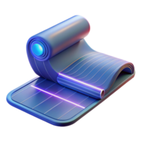 Flexible Solar Panel Technology Roll-Up Solar Power png
