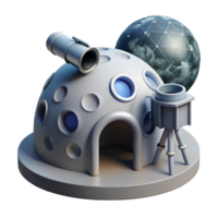 Lunar Observatory Dome, Telescope, Celestial Sphere png