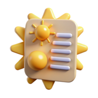 Sunny Day Forecast Weather App Icon Design png