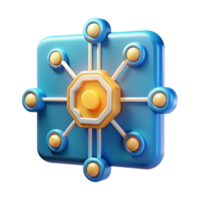 Centralized Network Hub System Architecture Visualization png