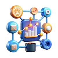 Data Integration Visualizing Growth Key Metrics png