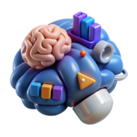 cognitivo processos uma visual representação do a mentes abstrato capacidades png