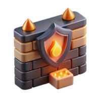 Digital Fortress Secure Data Protection with Enhanced Firewall png