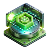 Secure Data Network Decentralized System Green Technology png