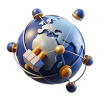 Global Network Connection Worldwide Communication and Data Transfer png