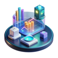 Data Visualization 3D Charts Interactive Graphs png