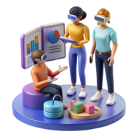 Virtual Reality Collaboration Data Analysis Teamwork png