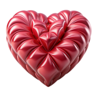 3D Render of Abstract Red Heart png