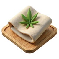 CBD Spa Treatment Relaxing Hemp Towel png