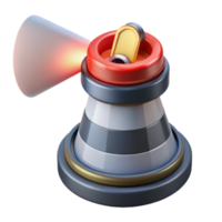 Lighthouse 3D Model Coastal Navigation Beacon png