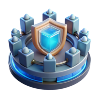 Cybersecurity Multi-Layered Protection Data Security png