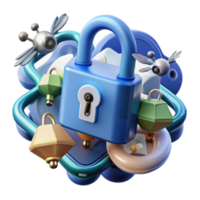 Digital Security Protecting Data with Encryption and Access Control png