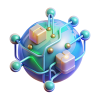 Global Network Interconnected Data and Systems png