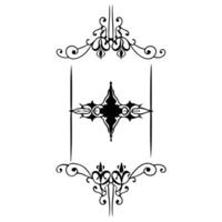 Decorative frame design vector