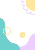 Background Design with Abstract Shape vector