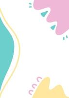Abstract Background Design with Soft Color vector
