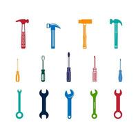 Mechanical and construction tools. vector