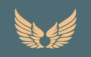 Wing Template Modern and Minimalistic vector