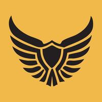 Abstract Wing Symbol Creative and Artistic vector