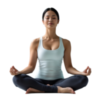 Mindful Meditation Peaceful Yoga Practice Stock Photography png