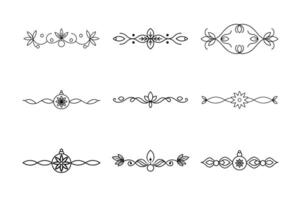 Abstract Nature Inspired Vectors Ornament Designs