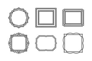 Sophisticated Frames Ornament Vectors Graphics