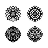 Intricate Geometric Ornament Patterns Vectors Designs